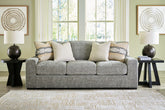 Bay Furniture Gallery - Ashley Furniture - Dunmor Living Room - Loveseat / Graphite - 2490435